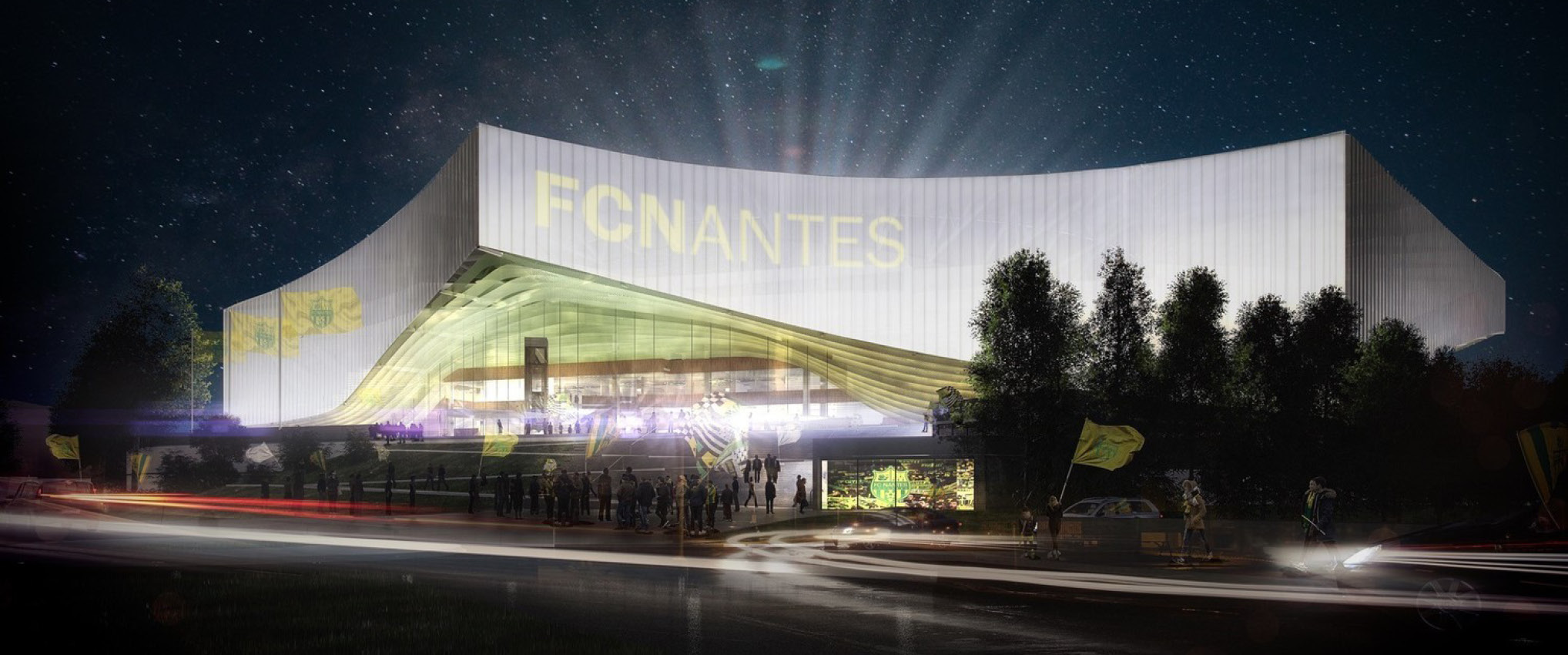 FC Nantes Reveals Proposed HKS-Designed Stadium in Western France