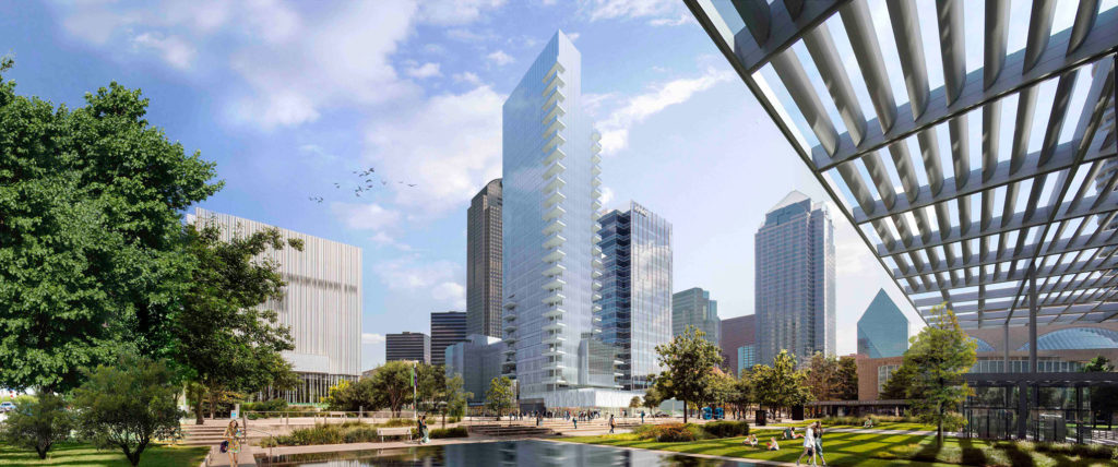 HKS-Designed Hall Arts Residences in Dallas Seeks Title of "Healthiest High-Rise in Texas"