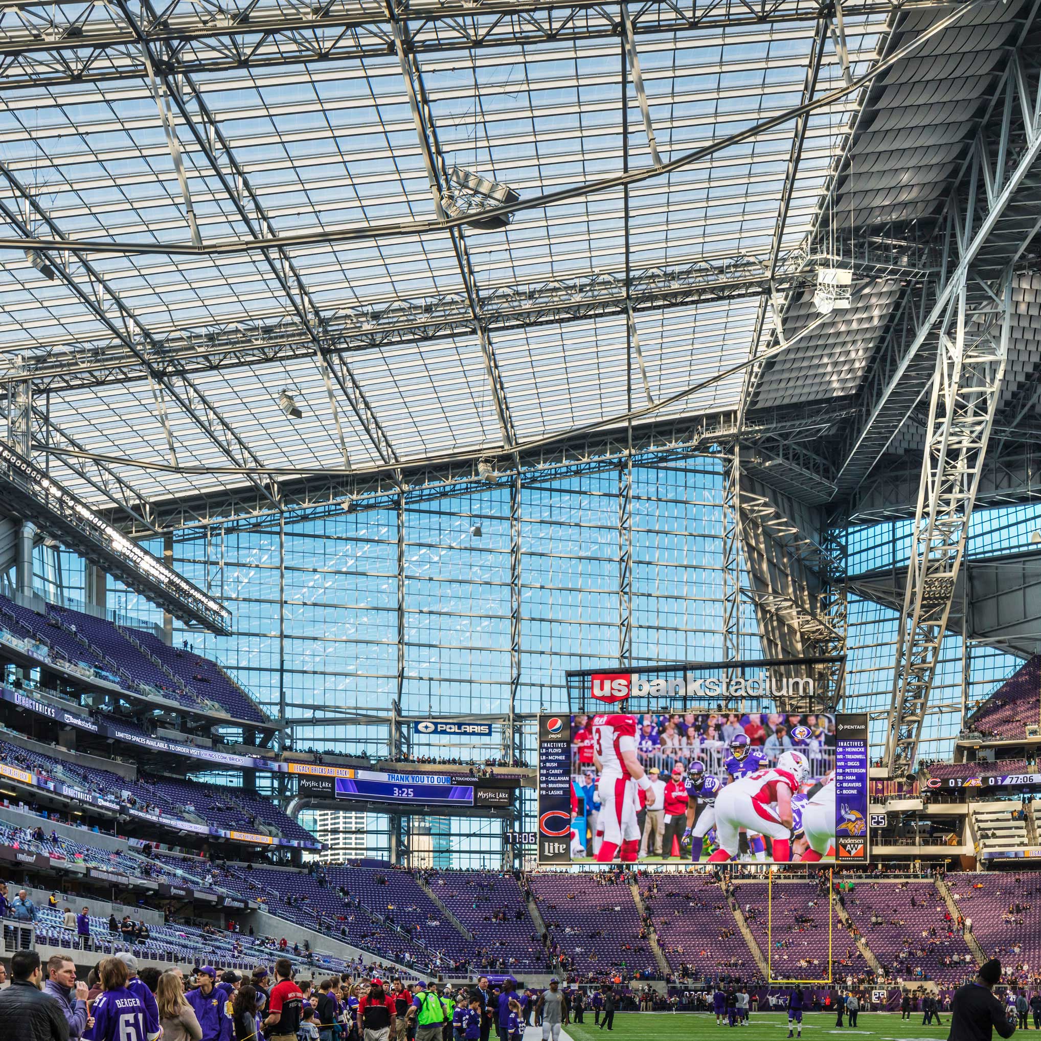 ETFE Creates Visual Transparency and Sustainability for U.S. Bank Stadium in Minneapolis