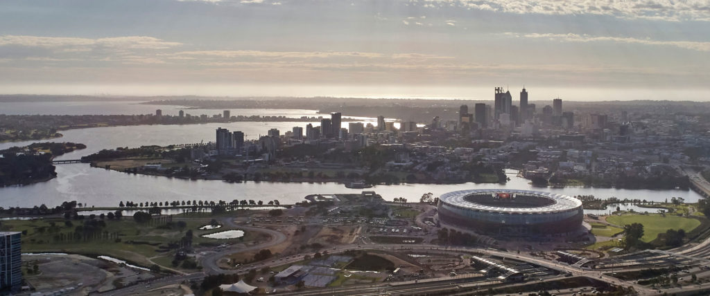 HKS-Designed Optus Stadium Lights Up Perth