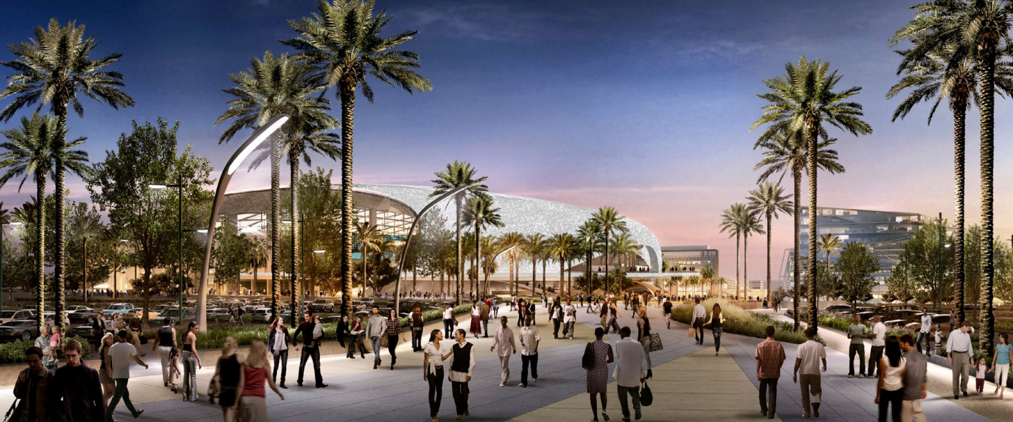 HKS-Designed Los Angeles Stadium Will Host Opening Ceremonies of 2028 Olympics