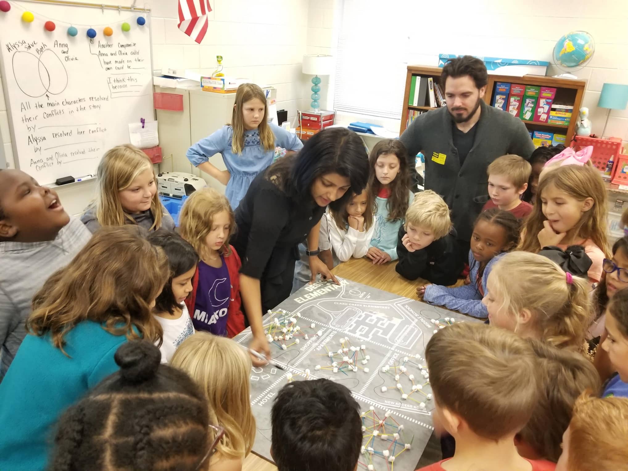 Ross Titus volunteers often at schools to introduce students to Architecture and Urban Design as a STEM profession.