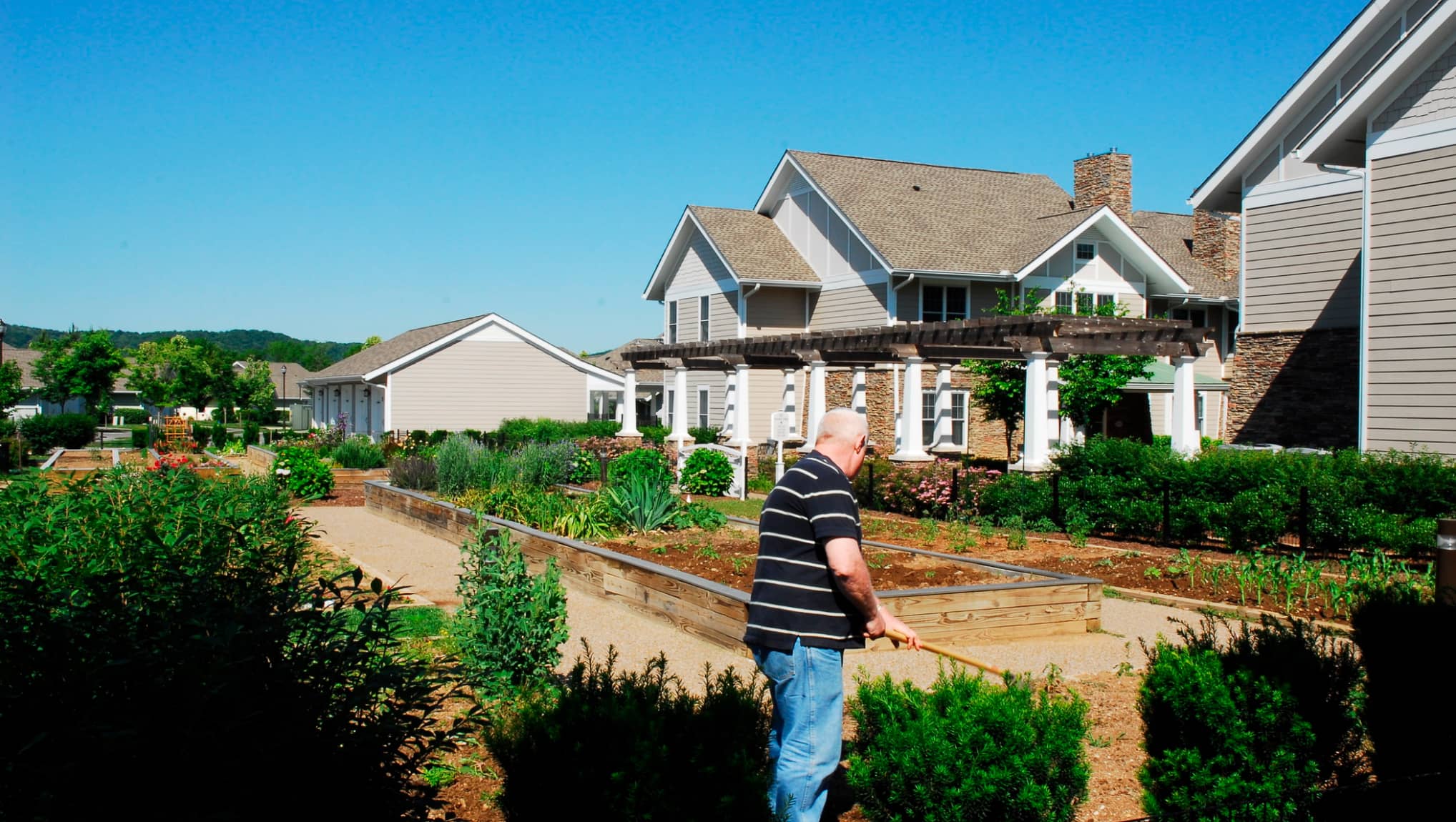 The Heritage at Brentwood in Tennessee features a community herb garden.