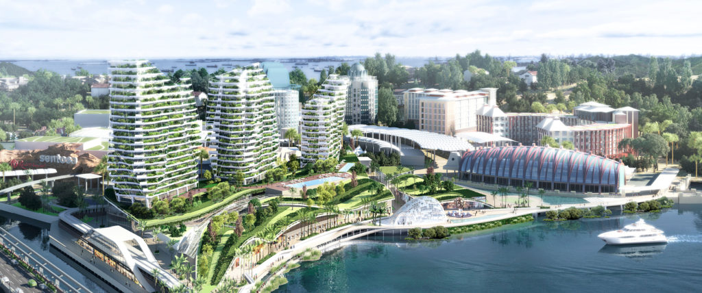Resorts World Sentosa Island Resort总体规划